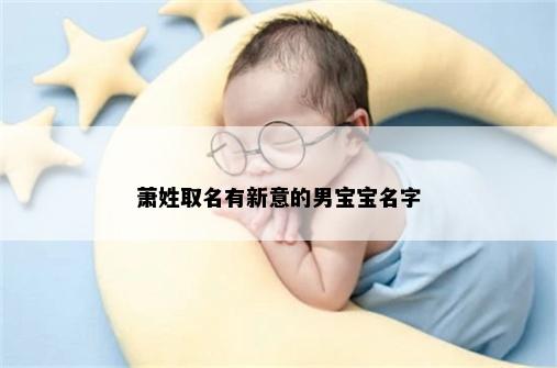 萧姓取名有新意的男宝宝名字